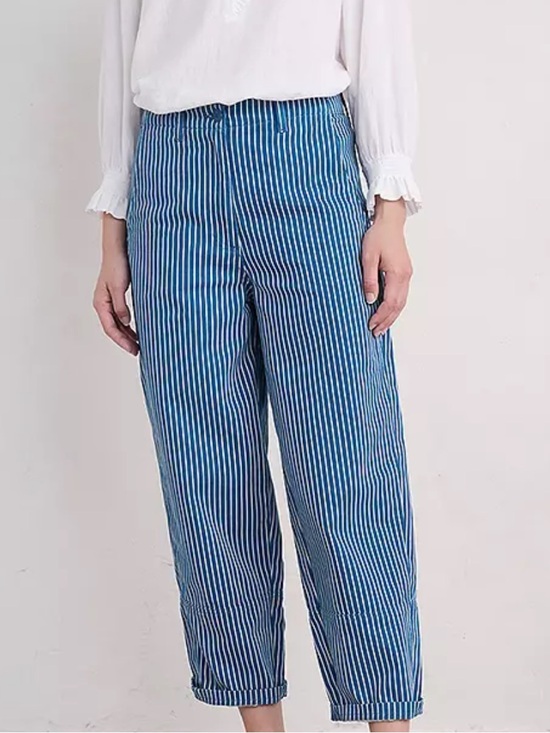 Free People Pants - Free People Seasalt Cornwall Painted Forms Trousers pants Size 8